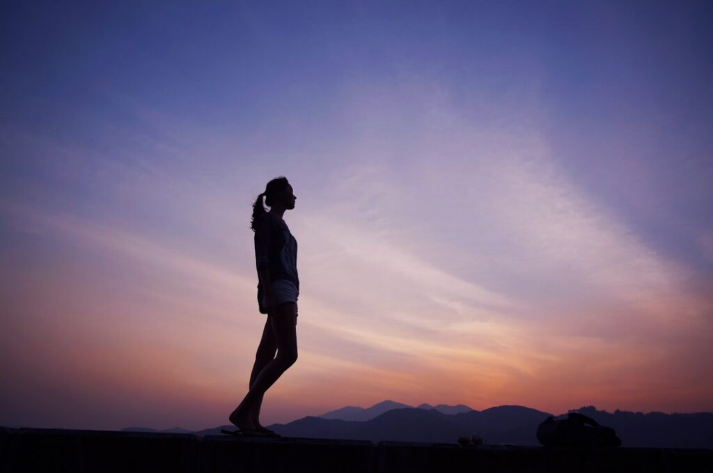 Photo Elegant silhouette